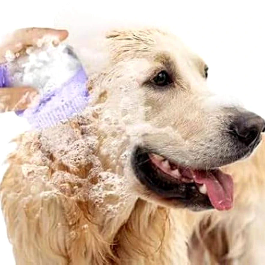 brosse de bain pour chien